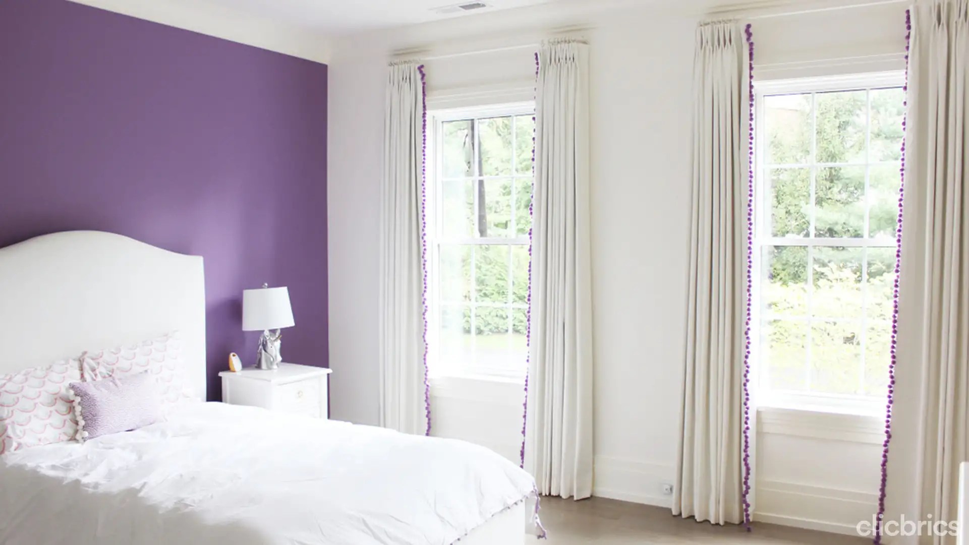 15 Purple Two Colour Combinations for Bedroom Walls You Need To Try